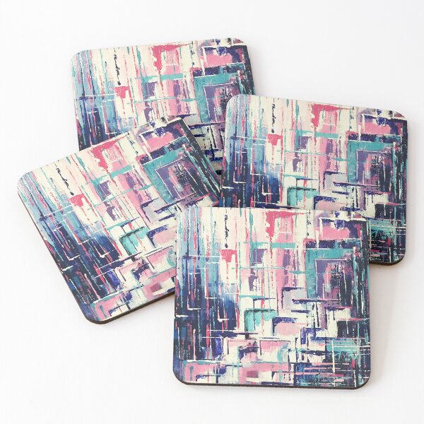 Item preview, Pink and Blue Abstrat designed and sold by krazykat.