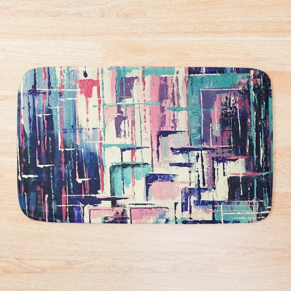 Item preview, Pink and Blue Abstrat designed and sold by krazykat.