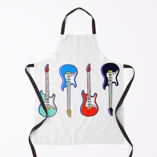 Item preview, Electric Guitars Sticker Pack Various Bright Vivid Colors designed and sold by marco2r.