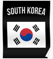South Korea Flag Poster