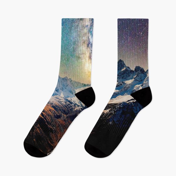 Item preview, Milky Way Rise Over a Glacier Valley designed and sold by DEL-Productions.