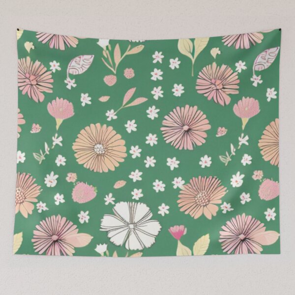 Item preview, Muted Floral Pattern, Cottagecore designed and sold by SquishStitches.