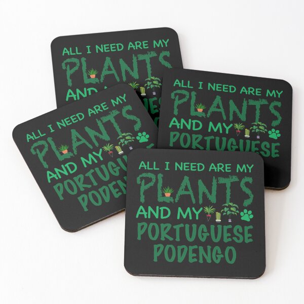 Item preview, All I Need Are My Plants and My Portuguese Podengo - Dog designed and sold by CJC Designs.