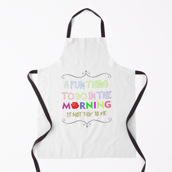 Item preview, A fun thing to do in the morning is not talk to me- shirt design - Redbubble designed and sold by bluehatgraphics.