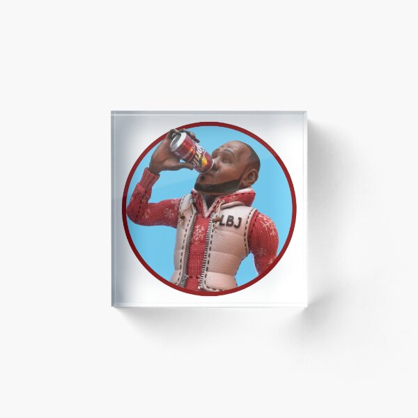 LeBron James - Cranberry Sprite Meme Acrylic Block