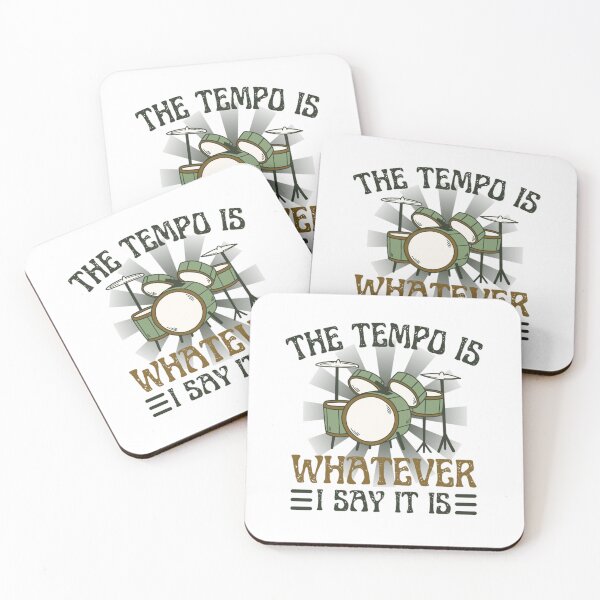 Item preview, The Tempo is Whatever I Say It Is - Funny Drummer Saying designed and sold by chetan786.