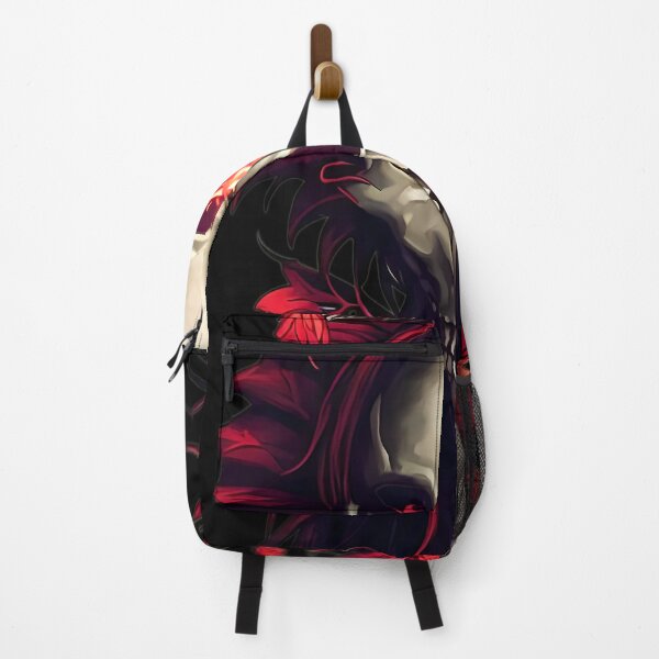 Item preview, The Crimson Enigma - A Grim and Eerie Painting of a Skull Enshrouded in Red Leaves designed and sold by GalihDA.