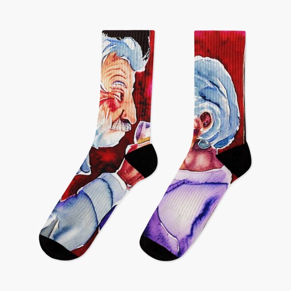 Item preview, Couple Old Lady Old Man WallsOfFame Digital Painting designed and sold by WallsOfFameAust.