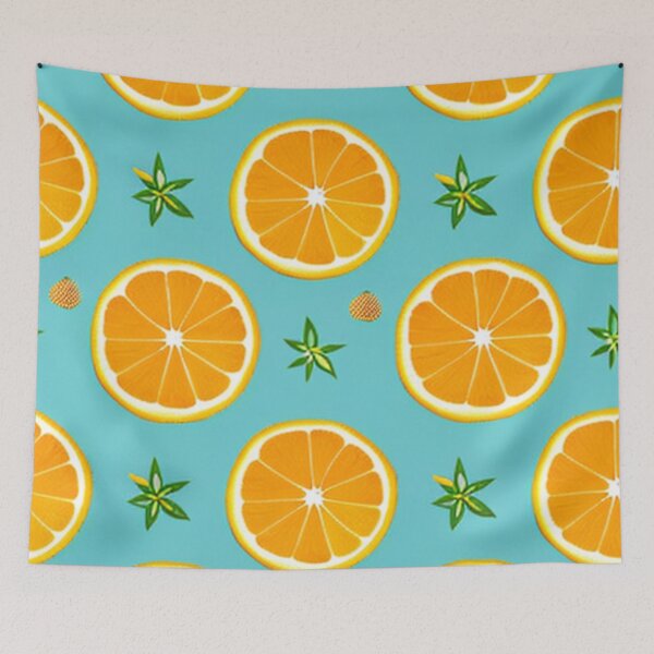 Item preview, Orange Slices and Thyme Pattern designed and sold by SquishStitches.