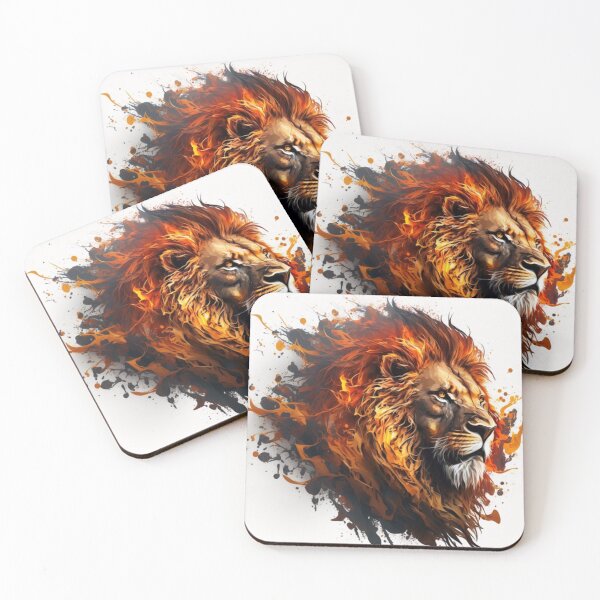 Item preview, Lion's Head Painting Digital Art v2 designed and sold by warzin.