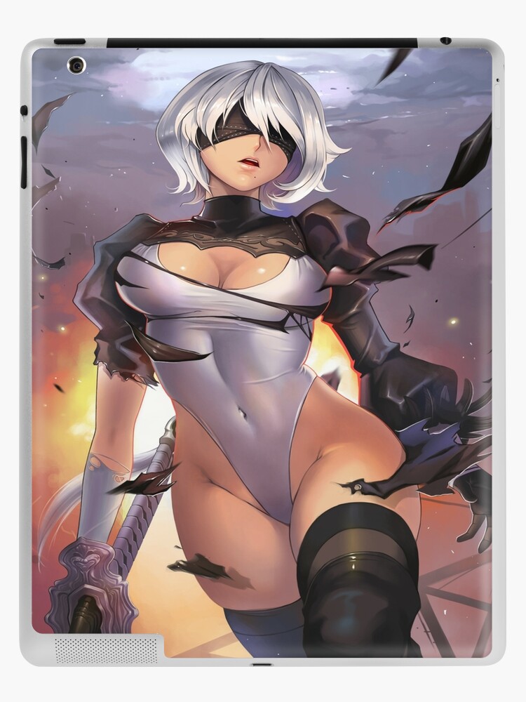 2B Nier Automata iPad Case & Skin by Mitsu-art