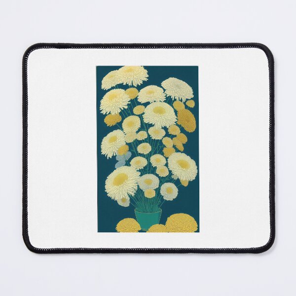 Item preview, Chrysanthemums flower artwork designed and sold by GroovyDino.