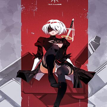 Nier Automata 2B Art Board Print for Sale by CassidyCreates