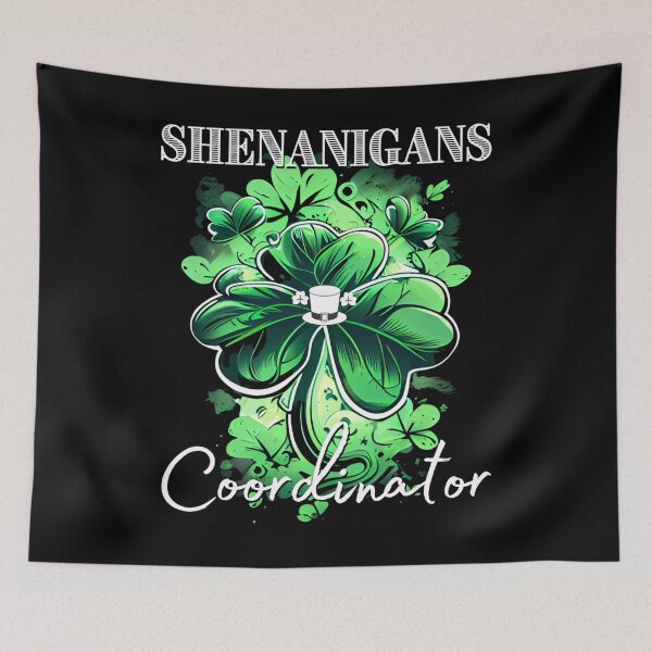 Item preview, Shenanigans Coordinator St Patrick's Day Shamrock Teacher designed and sold by katiksonrama.