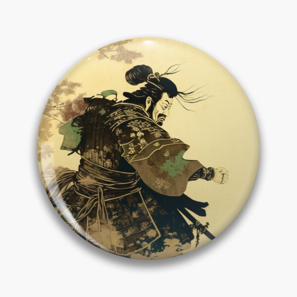 Item preview, Samurai Duel: Traditional Japanese Painting designed and sold by munchyart.