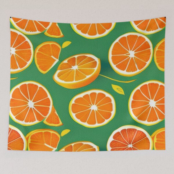 Item preview, Orange Citrus Pattern designed and sold by SquishStitches.