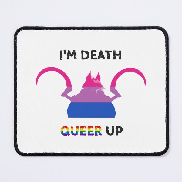 Item preview, I'M DEATH, QUEER UP BI FLAG designed and sold by Reiyamaa.