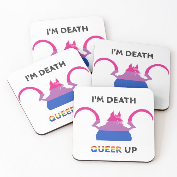 Item preview, I'M DEATH, QUEER UP BI FLAG designed and sold by Reiyamaa.