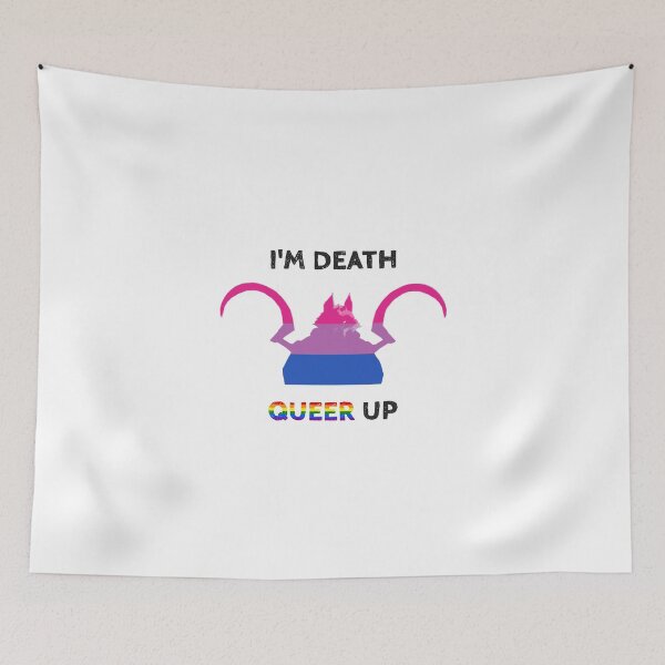 Item preview, I'M DEATH, QUEER UP BI FLAG designed and sold by Reiyamaa.