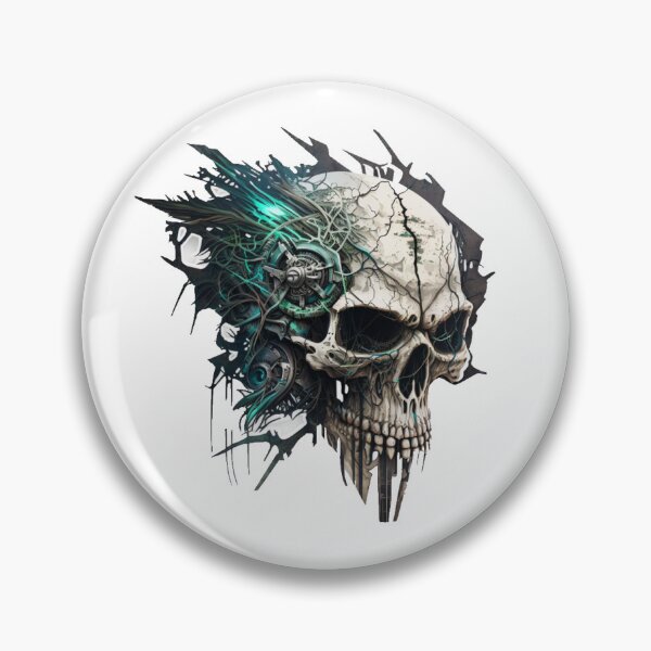 Item preview, Techno Organic Cyber Skull 1 designed and sold by DaydreamDepot.