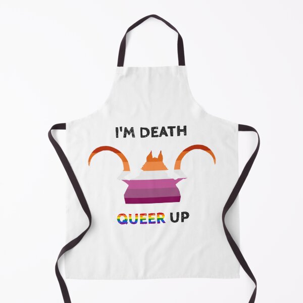 Item preview, I'M DEATH, QUEER UP LESBIAN FLAG designed and sold by Reiyamaa.