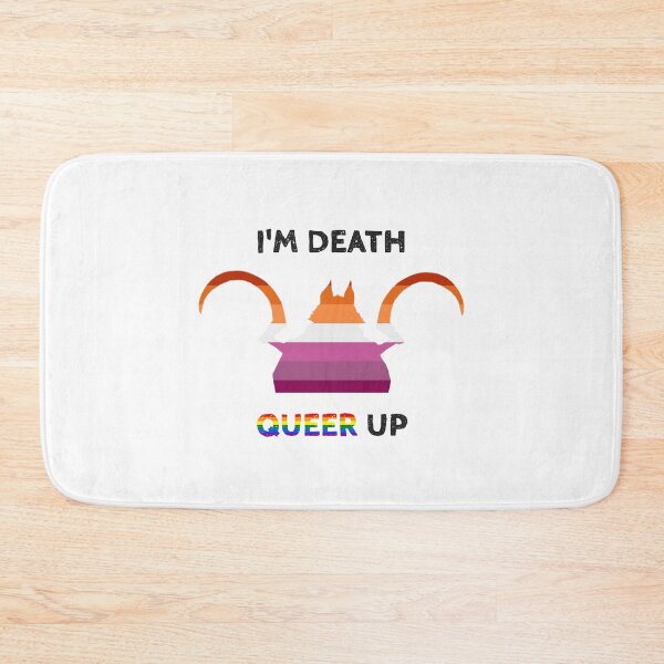 Item preview, I'M DEATH, QUEER UP LESBIAN FLAG designed and sold by Reiyamaa.