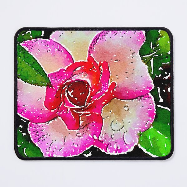 Item preview, Little garden rose with dew drops designed and sold by Susan Gallup.