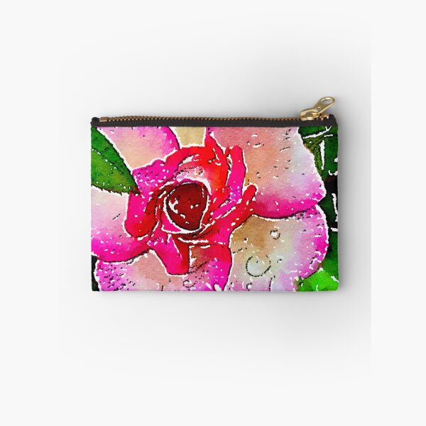 Item preview, Little garden rose with dew drops designed and sold by Susan Gallup.