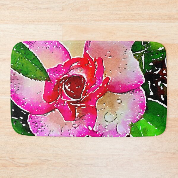 Item preview, Little garden rose with dew drops designed and sold by Susan Gallup.