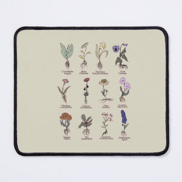 Item preview, Birth Month Flowers scientific name  designed and sold by Chaosauce.