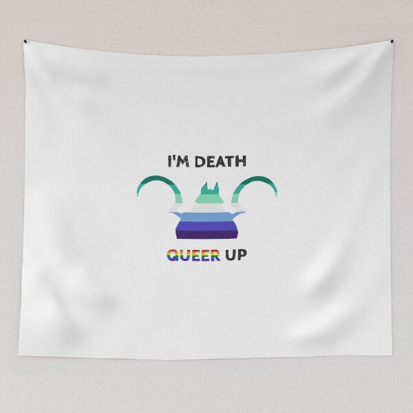 Item preview, I'M DEATH, QUEER UP GAY FLAG designed and sold by Reiyamaa.
