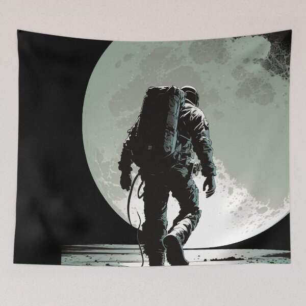 Item preview, Astronaut Exploring The Moon designed and sold by FridPix.