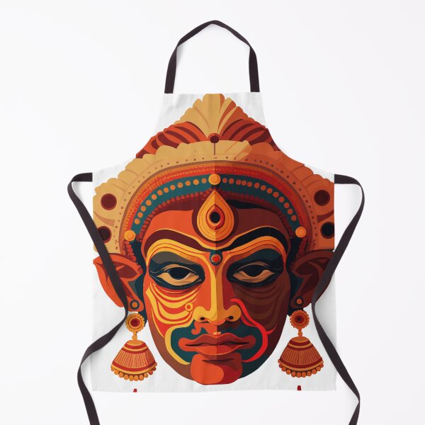 Item preview, Yakshagana Art on a T-shirt - Intricate and Detailed Design designed and sold by Inspired Innovations.