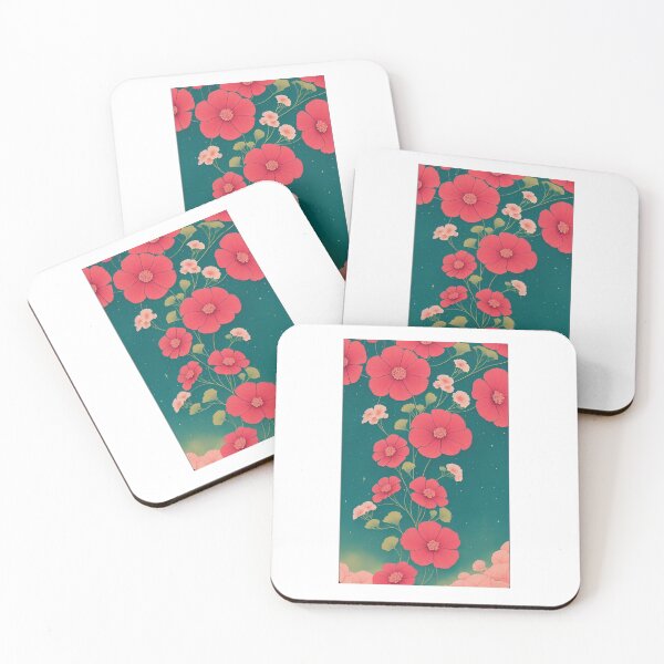 Item preview, Geranium flower artwork  designed and sold by GroovyDino.