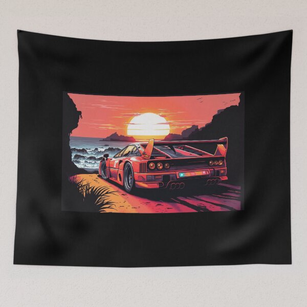 Item preview, Ferrari Retro Sunset designed and sold by pedrogag.