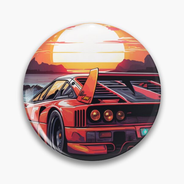 Item preview, Ferrari Retro Sunset designed and sold by pedrogag.