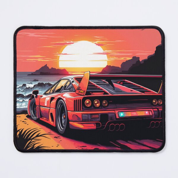 Item preview, Ferrari Retro Sunset designed and sold by pedrogag.