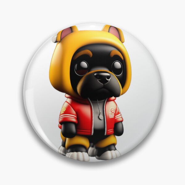 Item preview, Dog character brutal in the jacket designed and sold by Printverse Studio.