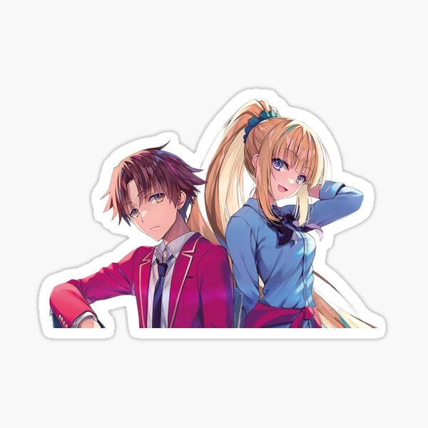 Sticker sticker [A la Carte] Sayo Ando / Kiyotaka Ayanokoji & Megumi  Karuizawa IC card sticker Light Novel Welcome to Ability First Class 2nd  Year Edition Volume 7 Melon Books Limited Edition