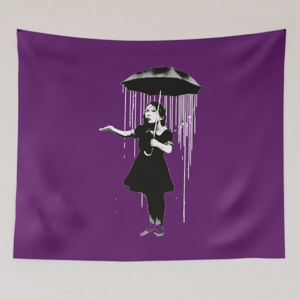 Item preview, Banksy Rain Street Artist Graffiti designed and sold by Izoberu.