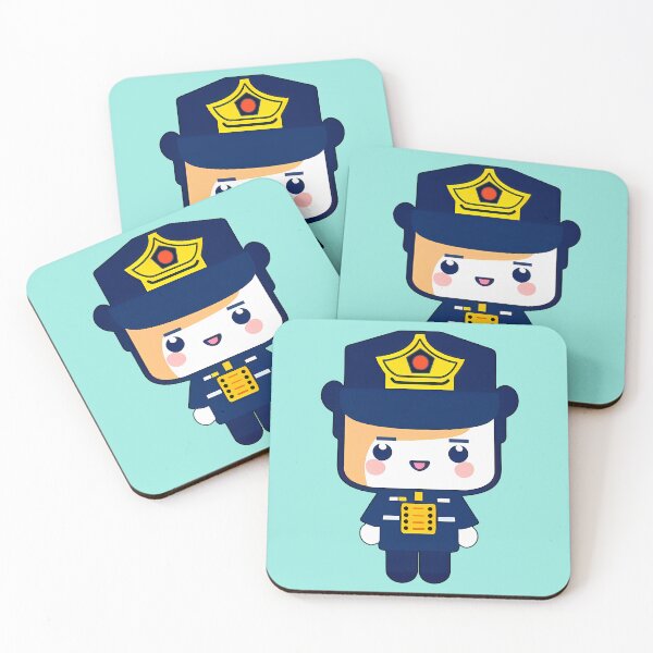Item preview, Cute Kawaii Dog as Police Officer designed and sold by Artilize.