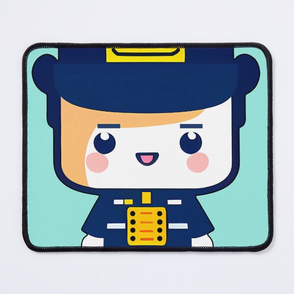 Item preview, Cute Kawaii Dog as Police Officer designed and sold by Artilize.