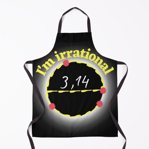 Item preview, For Pi Day, an "I'm irrational" merch is the perfect way to combine your love for math and quirky humor. designed and sold by awCurve.