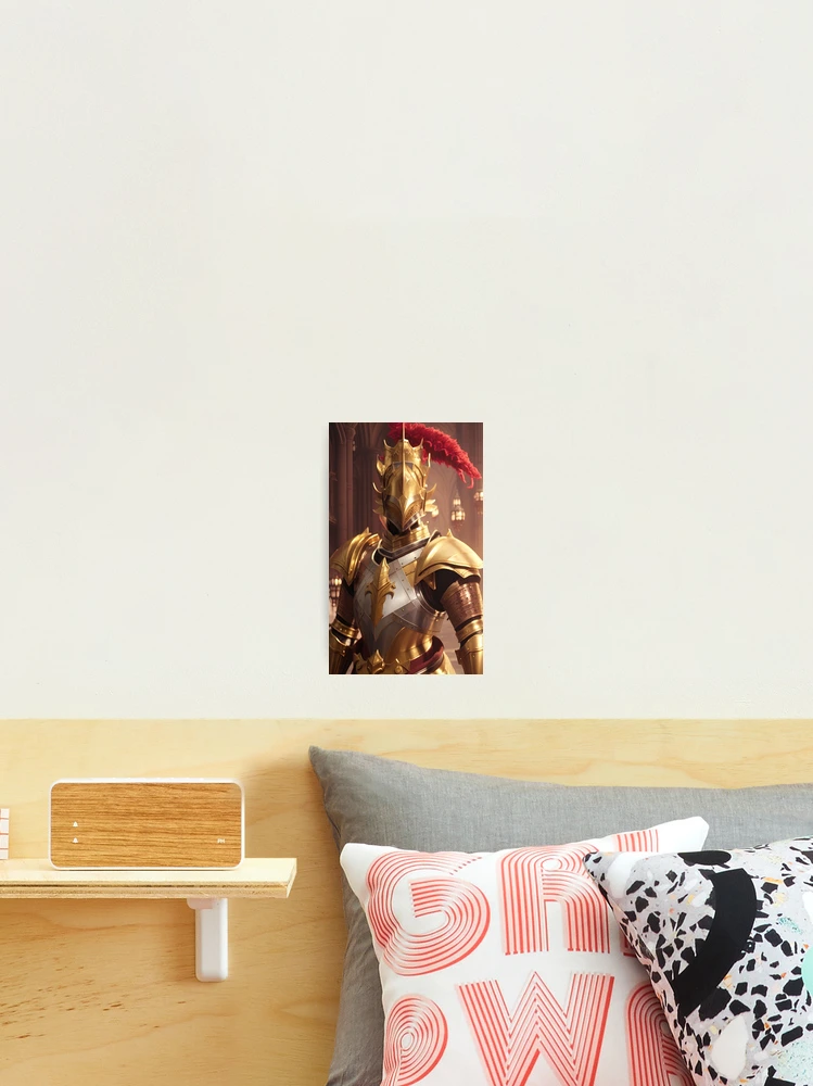 Thumbnail 2 von 3, Fotodruck, Goldener Ritter designt und verkauft von RockingPandS.
