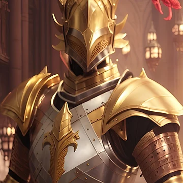 Artwork thumbnail, Golden Knight by RockingPandS
