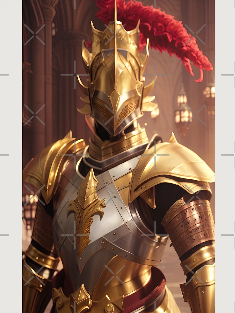Thumbnail 6 von 6, Premium Oversized Pullover, Goldener Ritter designt und verkauft von RockingPandS.