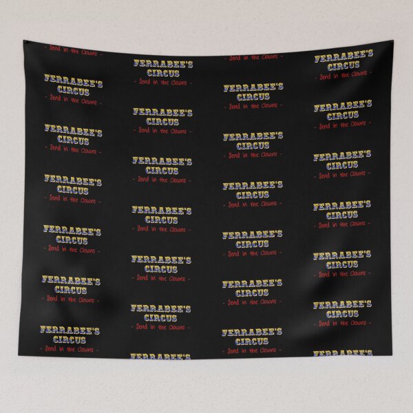 Item preview, Ferrabee’s Circus (on Black) designed and sold by PawsitiveMum3.