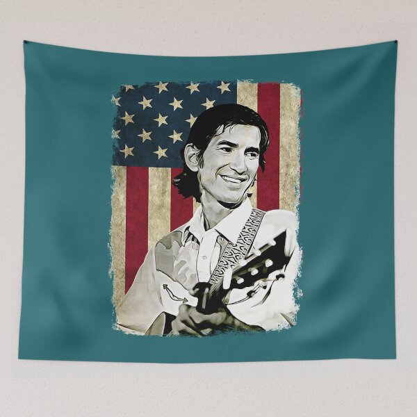 Item preview, People Call Me American Flag Townes Van Zandt Classic Fans Classic designed and sold by MollieRobson.