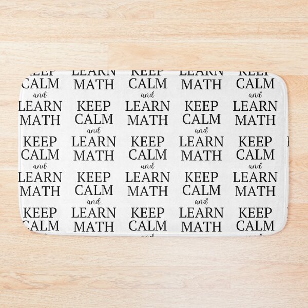 Item preview, Keep Calm and Learn Math designed and sold by MathVerge.