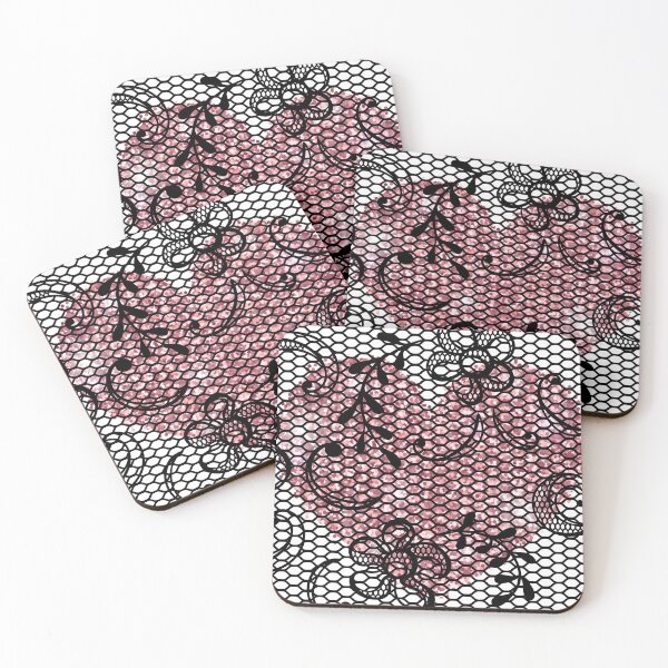 Item preview, Black Lace Overlay with Rose  Heart !! designed and sold by SunMoonBeyond.